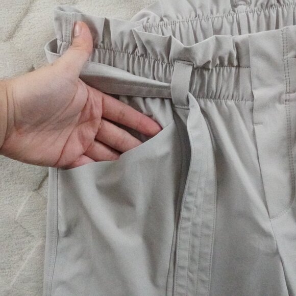 Athleta Light Gray Women's Pants - Picture 3 of 10